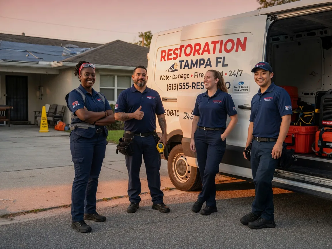 Water Damage Restoration company in Center Cross, VA